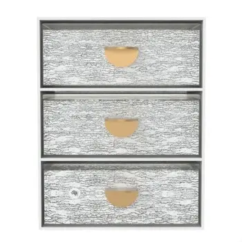 My Glass Studio Bento Box, White - Set of 4 - 14.0 x 14.0 x 19.5 cm