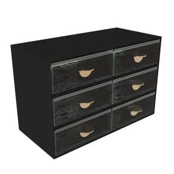 My Glass Studio Bento Box, Black - Set of 3 - 28.6 x 14.0 x 19 cm