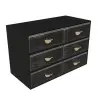 My Glass Studio Bento Box, Black - Set of 3 - 28.6 x 14.0 x 19 cm
