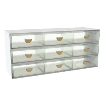 My Glass Studio Bento Box, Clear - Set of 2 - 43.5 x 14.0 x 19 cm