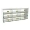 My Glass Studio Bento Box, Clear - Set of 2 - 43.5 x 14.0 x 19 cm