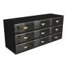 My Glass Studio Bento Box, Black - Set of 2 - 43.5 x 14.0 x 19 cm