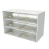 My Glass Studio Bento Box, Clear - Set of 3 - 28.6 x 14.0 x 19 cm