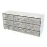 My Glass Studio Bento Box, White - Set of 2 - 43.5 x 14.0 x 19 cm