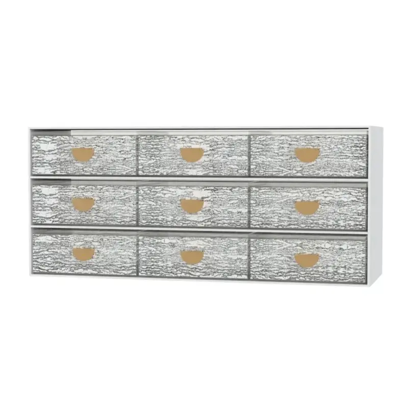 My Glass Studio Bento Box, White - Set of 2 - 43.5 x 14.0 x 19 cm
