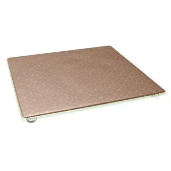 My Glass Studio Footed Board, Brown - Set of 6 - 30.0 x 30.0 x 2 cm