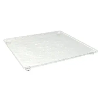 My Glass Studio Footed Board, Clear - Set of 6 - 30.0 x 30.0 x 2 cm