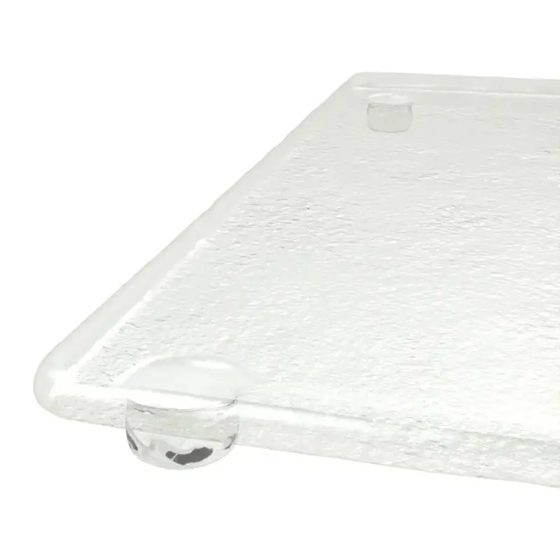 My Glass Studio Footed Board, Clear - Set of 6 - 30.0 x 30.0 x 2 cm