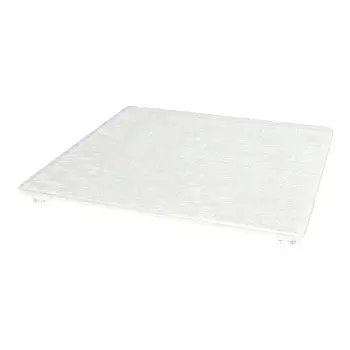 My Glass Studio Footed Board, White - Set of 6 - 30.0 x 30.0 x 2 cm