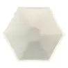 My Glass Studio Tasting Plate, Cream - Set of 24 - Dia: 12 cm, H: 2 cm