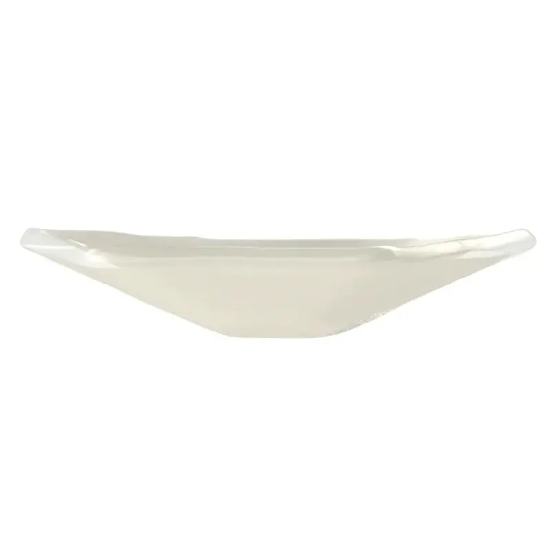My Glass Studio Tasting Plate, Cream - Set of 24 - Dia: 12 cm, H: 2 cm