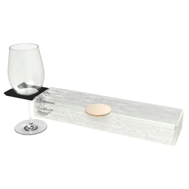 My Glass Studio Wine Holder Plate, White - Set of 8 - 36.0 x 9.0 x 4 cm My Glass Studio Wine Holder Plate, White - Set of 8 - 36.0 x 9.0 x 4 cm
