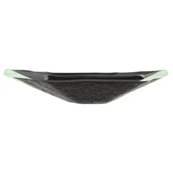 My Glass Studio Tasting Plate, Black - Set of 24 - Dia: 12 cm, H: 2 cm