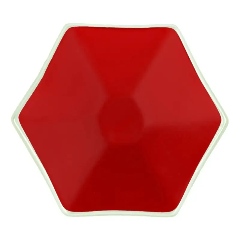 My Glass Studio Tasting Plate, Red - Set of 24 - Dia: 12 cm, H: 2 cm My Glass Studio Tasting Plate, Red - Set of 24 - Dia: 12 cm, H: 2 cm