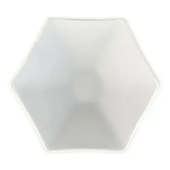 My Glass Studio Tasting Plate, White - Set of 24 - Dia: 12 cm, H: 2 cm