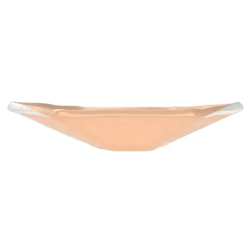 My Glass Studio Tasting Plate, Tan - Set of 24 - Dia: 12 cm, H: 2 cm