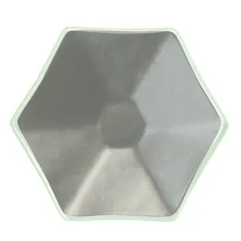 My Glass Studio Tasting Plate, Grey - Set of 24 - Dia: 12 cm, H: 2 cm