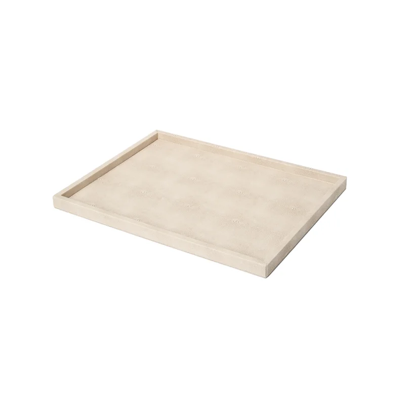 Gramercy Collection Tray Large Cream - 15 in L x 11.3 in W x 3.0 in Gramercy Collection Tray Large Cream - 15 in L x 11.3 in W x 3.0 in