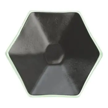 My Glass Studio Tasting Plate, Grey - Set of 24 - Dia: 12 cm, H: 2 cm
