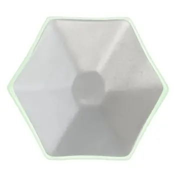 My Glass Studio Tasting Plate, Grey - Set of 24 - Dia: 12 cm, H: 2 cm