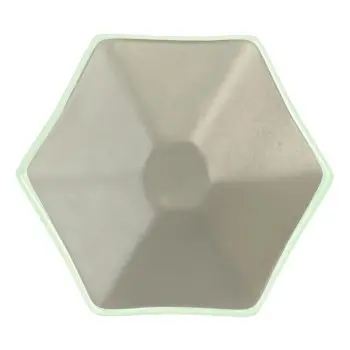 My Glass Studio Tasting Plate, Grey - Set of 24 - Dia: 12 cm, H: 2 cm
