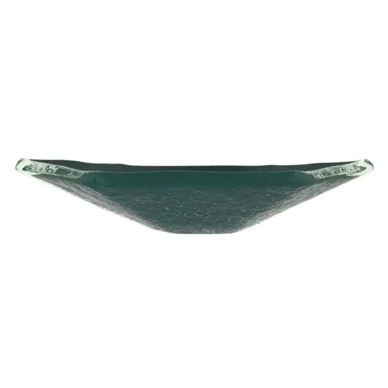 My Glass Studio Tasting Plate, Teal Blue - Set of 24 - Dia: 12 cm, H: 2 cm