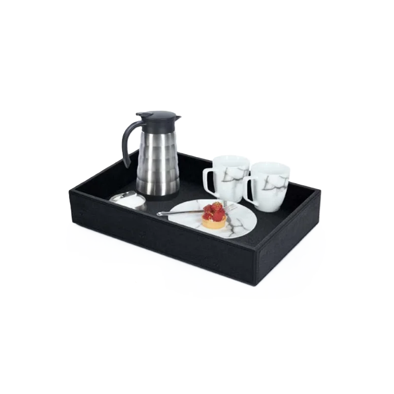 Gramercy Collection High Tray Black - 11.6 in L x 7 in W x 2 in Gramercy Collection High Tray Black - 11.6 in L x 7 in W x 2 in