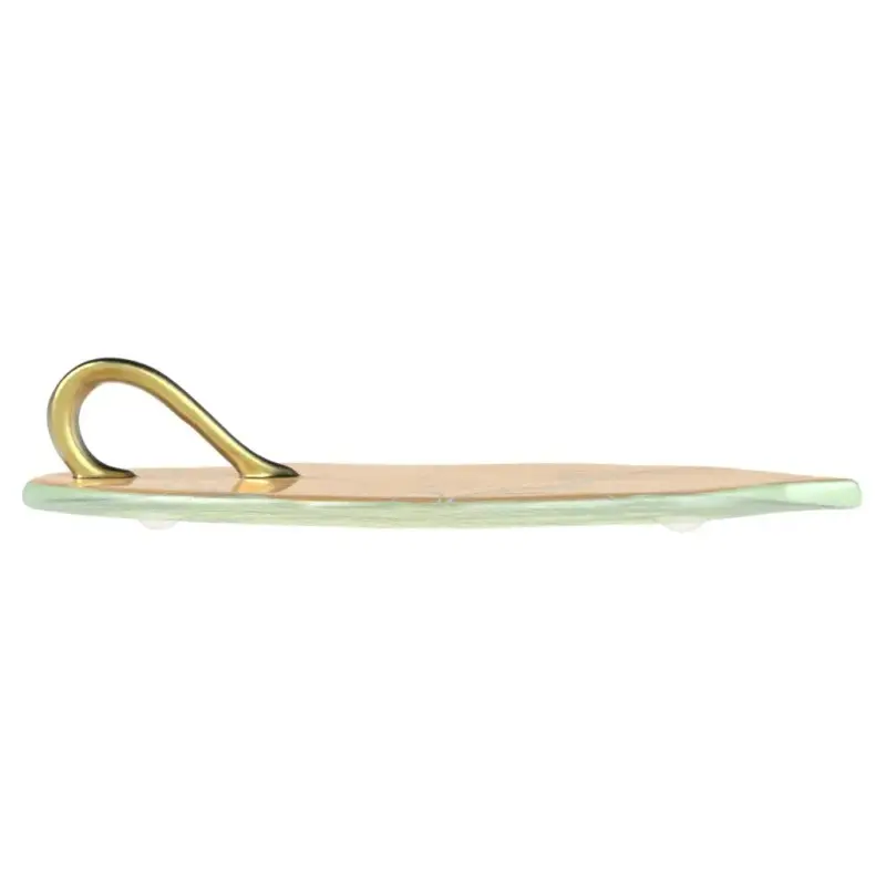 My Glass Studio Tasting Plate, Gold - Set of 12 - 15.5 x 9.0 x 3 cm My Glass Studio Tasting Plate, Gold - Set of 12 - 15.5 x 9.0 x 3 cm