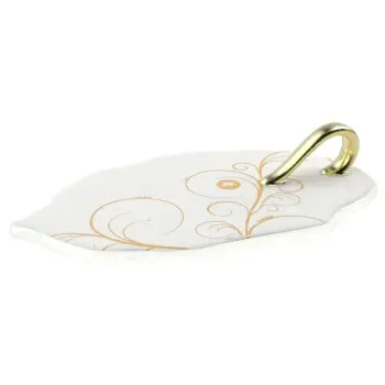 My Glass Studio Tasting Plate, White - Set of 12 - 15.5 x 9.0 x 3 cm