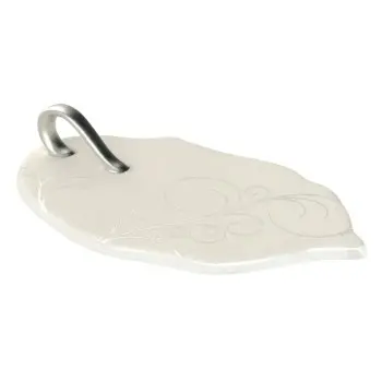 My Glass Studio Tasting Plate, Cream - Set of 12 - 15.5 x 9.0 x 3 cm