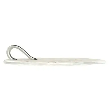 My Glass Studio Tasting Plate, Cream - Set of 12 - 15.5 x 9.0 x 3 cm