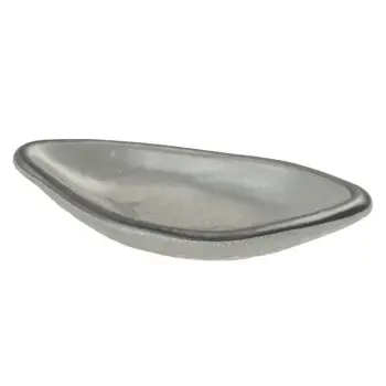 My Glass Studio Tasting Plate / Bowl, Grey - Set of 6 - 11.5 x 5.5 x 2 cm