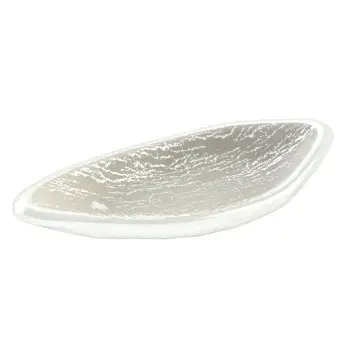 My Glass Studio Tasting Plate / Bowl, Cream - Set of 6 - 11.5 x 5.5 x 2 cm