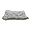 My Glass Studio Tasting Plate, Grey - Set of 6 - 8.5 x 8.5 x 2 cm