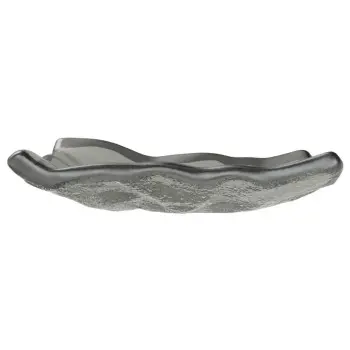 My Glass Studio Tasting Plate, Grey - Set of 6 - 8.5 x 8.5 x 2 cm