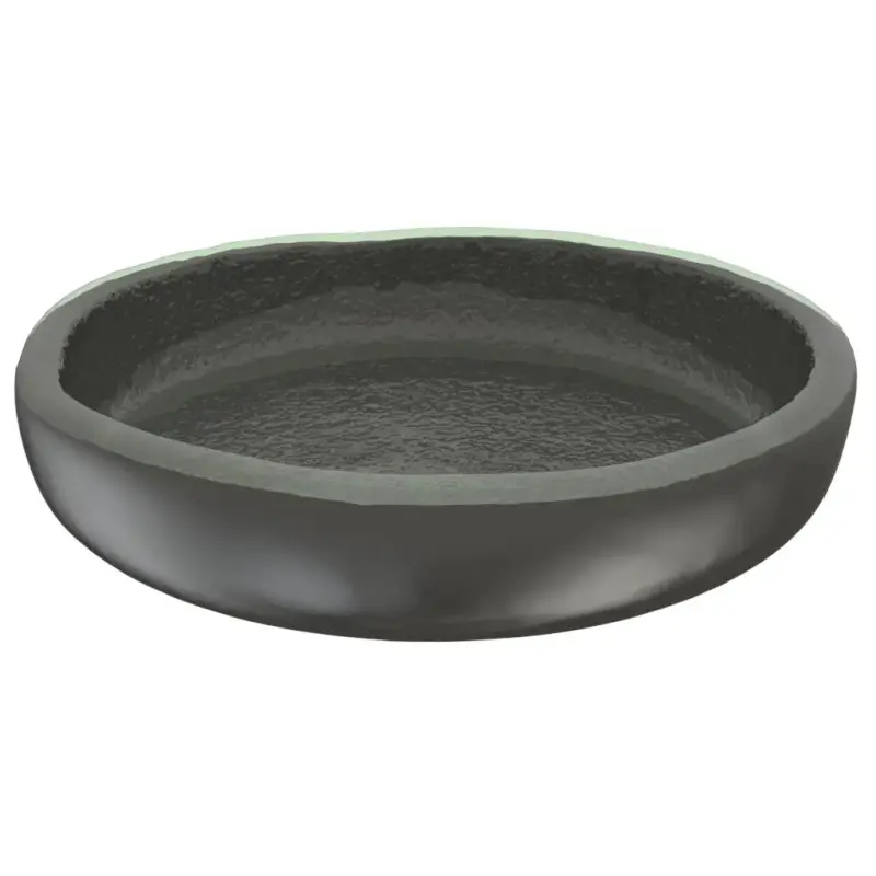 My Glass Studio Olive Bowl, Grey - Set of 10 - 11.7 x 2.5 x 0cm