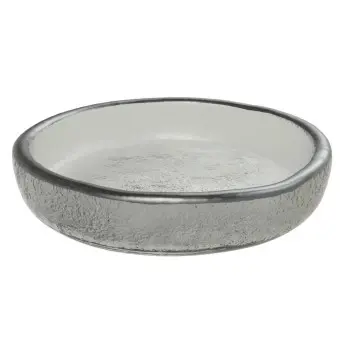 My Glass Studio Olive Bowl, Grey - Set of 10 - 11.7 x 2.5 x 0cm