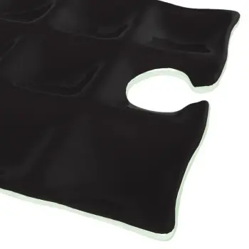 My Glass Studio Wine Holder Plate, Black - Set of 10 - 22.5 x 22.5 x 1.8 cm