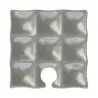 My Glass Studio Wine Holder Plate, Grey - Set of 10 - 22.5 x 22.5 x 1.8 cm