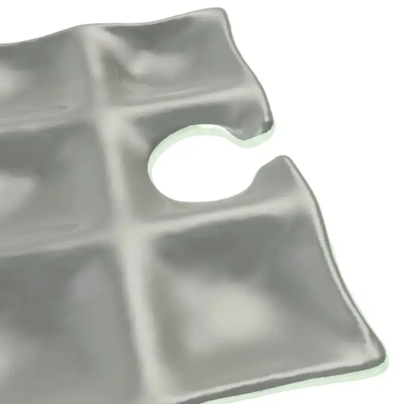My Glass Studio Wine Holder Plate, Grey - Set of 10 - 22.5 x 22.5 x 1.8 cm My Glass Studio Wine Holder Plate, Grey - Set of 10 - 22.5 x 22.5 x 1.8 cm
