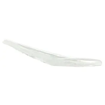 My Glass Studio Appetizer Spoon, Clear - Set of 16 - 9.7 x 4.4 x 2 cm
