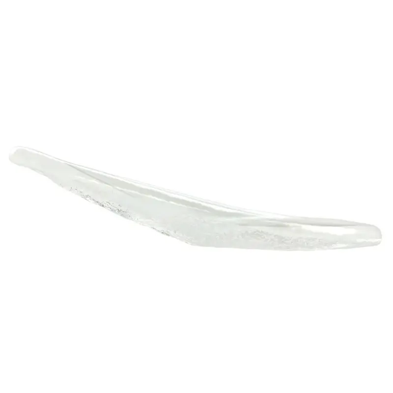 My Glass Studio Appetizer Spoon, Clear - Set of 16 - 9.7 x 4.4 x 2 cm