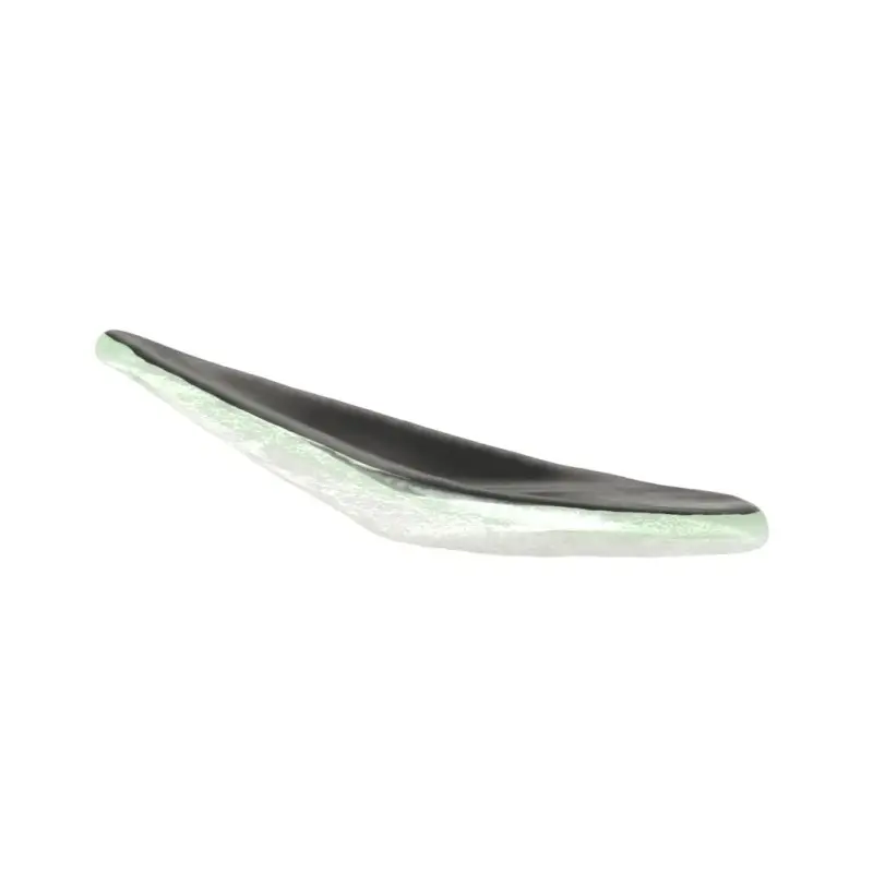 My Glass Studio Appetizer Spoon, Grey - Set of 16 - 9.7 x 4.4 x 2 cm