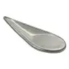 My Glass Studio Appetizer Spoon, Grey - Set of 16 - 9.7 x 4.4 x 2 cm