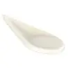 My Glass Studio Appetizer Spoon, Cream - Set of 16 - 9.7 x 4.4 x 2 cm