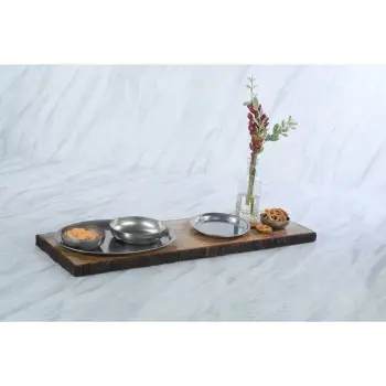 Garda Collection Small Snack Plate - 7.5 in L x 5.75 in W