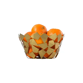 Gala Collection Round Basket - 7 in L x 7 in W x 4 in H
