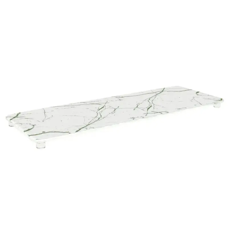 My Glass Studio Long Serving Board, White - Set of 3 - 50.0 x 18.0 x 2 cm My Glass Studio Long Serving Board, White - Set of 3 - 50.0 x 18.0 x 2 cm