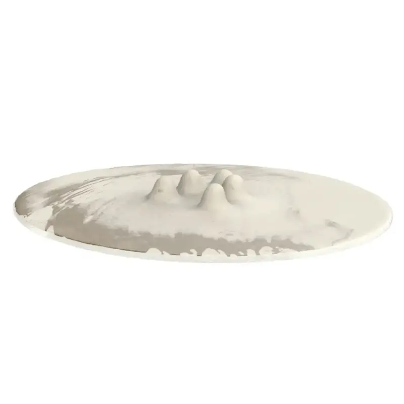 My Glass Studio Canape Tray, Cream - Set of 6 - Dia: 42 cm, H: 4 cm My Glass Studio Canape Tray, Cream - Set of 6 - Dia: 42 cm, H: 4 cm