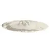 My Glass Studio Canape Tray, Cream - Set of 6 - Dia: 42 cm, H: 4 cm